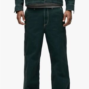 HUDSON Men's Luca Relaxed Fit Wide Leg Carpenter Pant size 29 waist